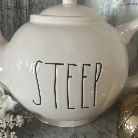Rae Dunn STEEP tea pot - Picture 2 of 4